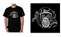 LA Pop Art Men's Word Art - Chimpanzee T-Shirt